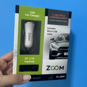 Cargador de Carro con Cable V8