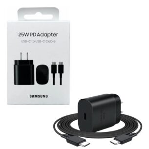 Cargador Tipo C 25w Negro Original