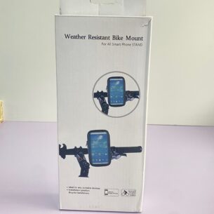 El holder fácil de instalar se fija a cualquier bicicleta, scooter u otro vehículo con manillar
