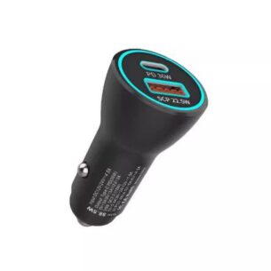 Cargador de Carro 58.5W Tipo C y USB