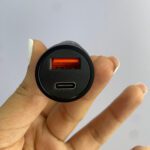 Cargador de Carro 60W Tipo C y  1 USB - Imagen 3
