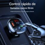 Cargador de Carro Bluetooth Remax RCC331 64,5W Tipo C y 2 USB - Imagen 4