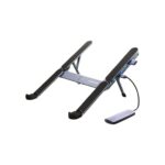 Holder de Escritorio para Portatil Plegable con Puertos - Imagen 2