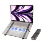 Holder de Escritorio para Portátil Plegable con Ventilador
