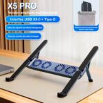 Holder de Escritorio para Portátil Plegable con Ventilador - Imagen 4
